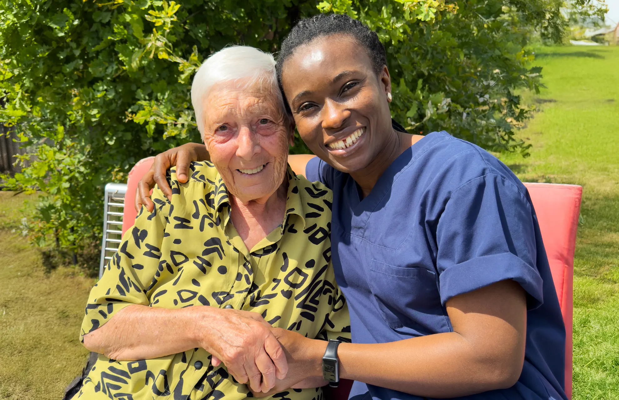 Seniorin im Wiesengrund Pflegezentrum in Knittlingen